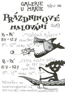 Prázdninové malování @ Galerieu Marie