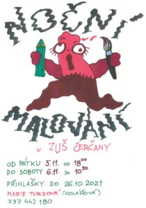 Noční malování @ Základní umělecká škola Čerčany